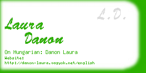 laura danon business card